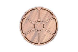 Assiette de service CNC au design moderne Plan vectoriel et fichier SVG DXF pour plateau à collation en bois - Product Image 3