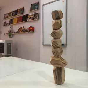 Лидер продаж, Обучающие игрушки, деревянные камни, набор деревянных балансировочных камней, 99GD