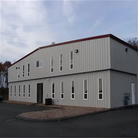 Bâtiment industriel préfabriqué en acier avec toiture métallique pour supermarché, mezzanine à 2 étages pour bâtiment métallique