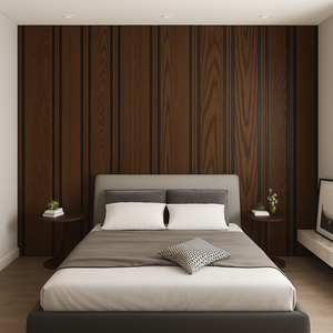 Paneles de pared de PVC texturizados, diseño minimalista impermeable con protección UV para oficinas, residencias modernas, centros comerciales, hospitales - Product Image 1