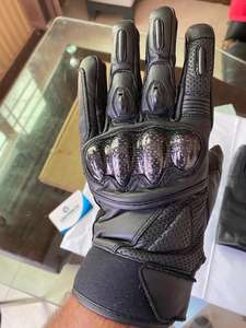 Gants de course en cuir véritable pour les motards de course sur route - Product Image 4