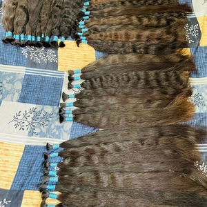 Lots de Cheveux Indiens Bruts Remy Lisses, Cheveux Humains Vierge Ondulés Profonds, Double Trame Faite à la Machine, Qualité Supérieure en Gros - Product Image 1