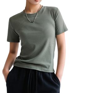 Camisa de Mujer Personalizada ODM, Transpirable, de Algodón Suave, Diseño Casual de Verano, Moda Moderna, Ropa Urbana Premium al por Mayor - Product Image 1