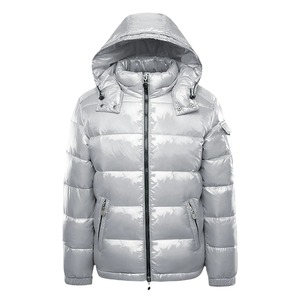 Veste matelassée pour hommes, manteau d'hiver épais thermique à capuche, parka en laine rembourrée, coupe-vent imperméable, vêtements d'extérieur - Product Image 2