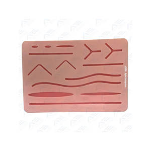 Kit de pratique pour ressources pédagogiques sur les plaies multiples, avec coussinet de pratique de suture et ciseaux chirurgicaux pour étudiants en médecine - Product Image 4