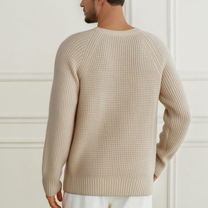 Fournisseur direct d'usine O-Neck hiver chaud hommes chandails nouvelle mode tricoté tenue décontracté hommes chandail pour adultes - Product Image 2