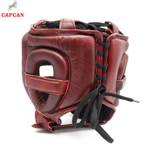 Protector de Cabeza de Cuero de Alta Calidad para Boxeo, Entrenamiento de MMA, Seguridad para Adultos - Product Image 3