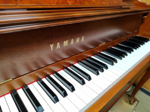 Yamahas เปียโนอะคูสติกตั้งตรงสีน้ำตาล M2H สำหรับผู้เล่นมืออาชีพใช้เปียโนญี่ปุ่นไม้เนื้อแข็ง - Product Image 3