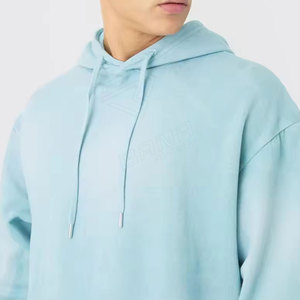 Vente en gros personnalisé 100% coton polaire haute qualité vierge unisexe surdimensionné à capuche et pantalon de jogging ensemble survêtement évasé pour hommes - Product Image 3