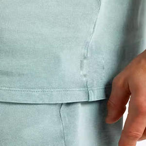 Conjuntos de Ropa para Hombre, Tallas Grandes, Conjuntos de Moda de Camisetas y Pantalones Cortos de 2 Piezas, Estilo Urbano, Algodón Transpirable, Conjuntos Gemelos para Hombre - Product Image 6