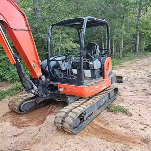 Offre Spéciale Configuration haut de gamme Mini pelle sur chenilles Kubota 40 U-40S d'occasion 4 tonnes U40 Farm Second Hand Digger Ventes mondiales - Product Image 3