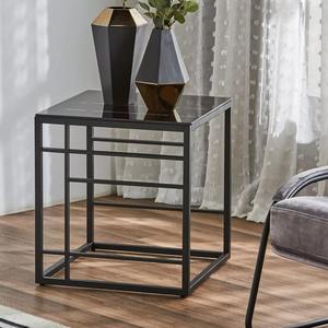 Mesa de centro redonda de metal de diseño moderno con lado de hierro Nuevo juego de muebles de sala de estar disponible a precio de venta al por mayor - Product Image 2