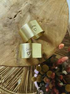 Ronds de serviette, ronds de serviette en rotin, ronds de serviette en osier, décor de table - Product Image 2