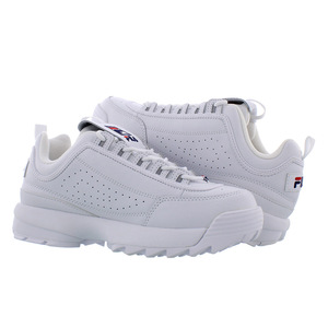 Fila รองเท้าผู้ชาย disruptor II รองเท้าสไตล์พรีเมี่ยมสีขาว | ของแท้100% - Product Image 4