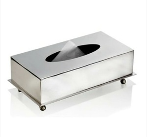 Best Price on Premium Quality Handmade Copper Tissue Box Simple Plain <b>Hammered</b> Metal <b>Holder</b> - Product Image 5