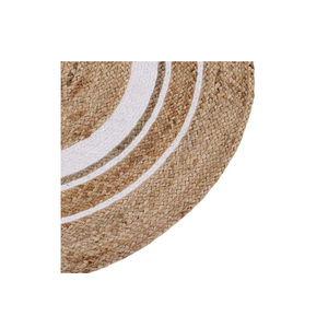 Wholesale Supplier Offers Handwoven Jute Braided <b>Rug</b> with <b>White</b> Color Print Home Decoration Area <b>Rugs</b> & Sets - Product Image 2