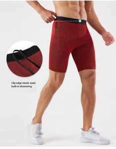 Pantalones cortos ajustados de secado rápido para correr para hombre al aire libre, Maratón, deportes, Fitness, pantalones de cinco cuartos, pista de baloncesto - Product Image 6
