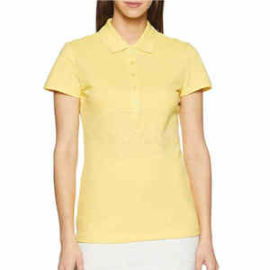 Chemises polo pour femmes 100% coton de haute qualité respirantes grande taille logo brodé personnalisé chemise polo tricotée - Product Image 1