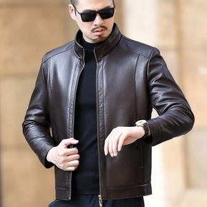 2025 personnalisé homme vestes vêtements vêtements décontractés nouveauté hommes vestes haute qualité Design de mode veste en cuir pour homme - Product Image 6
