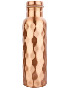 Hammered <b>Copper</b> Water <b>Bottle</b> With Lid 1L Capacity for Kitchen Party and Health Maintenance for Other Events <b>copper</b> <b>bottles</b> - Product Image 3