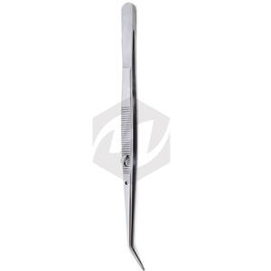 Pinzas Dentales de Alta Calidad Hechas de Acero Inoxidable, Pinzas de Punta Angulada con Mecanismo de Bloqueo - Product Image 5