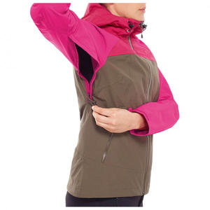 Veste en microfibre à capuche pour femmes, écologique, respirante, douce, légère, chaude, fermeture éclair avec logo, vêtements d'extérieur, prix d'usine - Product Image 3