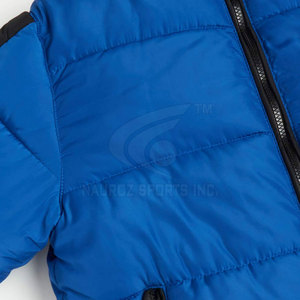 Chaqueta de invierno de diseño único para hombre, impermeable, transpirable, estilo burbuja, cuello con capucha, logotipo frontal para moda callejera lavable - Product Image 5