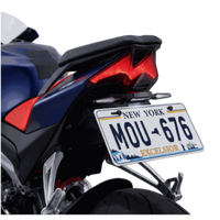 Soporte de Matrícula Universal para Motocicleta, Plegable y Ajustable, de Aleación de Aluminio, en Oferta