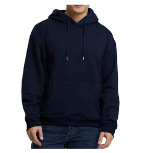 Sweats à capuche pour hommes en tissu molletonné français polyester/coton délavé à l'acide, fermeture éclair - Product Image 4