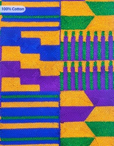 100 Percent Cotton Jacquard Woven Fabric Traditional Ethnic Design <b>Towel</b> Material for Fashion and Clothing - Product Image 6