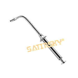 Jeringa Profesional Manual para Injertos Óseos Dentales, Curva, Aspirante, de Acero Inoxidable, con Cartucho Pasivo - Product Image 1