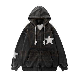 <b>Bulk</b> Wholesale Men Hoodie Custom Logo Pullover & Zip Up Sweatshirt Casual Winter Wear Embroidery Patch Removable Sleeve Hoodie - Product Image 1