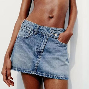 Jupe en jean respirante à séchage rapide, jupe en jean pour femme très vendue, jupe en jean pour femme de qualité supérieure - Product Image 4