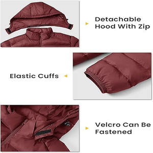 Veste matelassée polyvalente pour hommes et femmes, légère, chaude, personnalisable, pour la mode d'hiver - Product Image 4