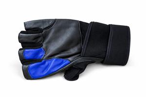 Custom PU Leather <b>Weight</b> Lifting <b>Gloves</b> Half Finger Gym <b>Gloves</b> with Wrist Wrap for Sports & Fitness Training Unisex - Product Image 6