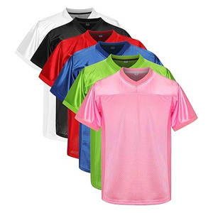 Camisetas de fútbol americano personalizables para jóvenes, transpirables, ligeros, últimos uniformes de equipo, nombre y número personalizados, humedad - Product Image 1
