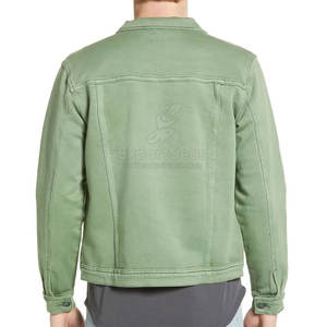 Veste en jean Offre Spéciale sur mesure Concevez votre propre veste d'hiver en jean pour hommes Meilleur matériau Veste en jean pour hommes - Product Image 3