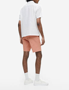 High Quality Custom Casual Men's Shorts Animal Print 100% Cotton High Waist Drawstring Closure Oversized Fit <b>Raw</b> Hem Wide Leg - Product Image 5