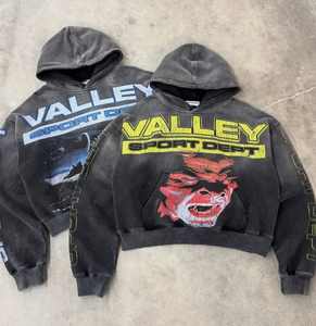 Sudaderas con Capucha Bordadas de Moda, 100% Algodón, Otoño, Logotipo Personalizado, Marca Privada, Alta Calidad, Resistentes al Viento, Venta al Por Mayor - Product Image 4