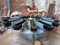 Table tournante ronde de nouvelle technologie pour la coulée de métal 10 moules de pièces à un prix raisonnable et largement acceptés