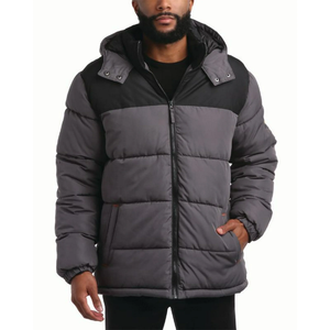 2025 acheter un nouveau Design mode hiver gris veste chauffante Style Baggy hommes femmes Parka vestes élégant Logo personnalisé Parka veste - Product Image 6