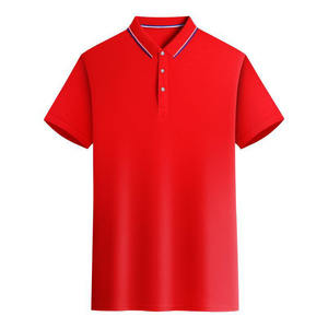 Camisa polo de manga corta con cuello de solapa, diseño personalizado con logotipo bordado, para verano, estilo cultural, bordado corporativo. - Product Image 3
