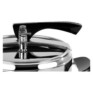 LAGOFUSION CLASSICA 18/10 Stainless Steel <b>Pressure</b> <b>Cooker</b> (5Lt) Polished Chrome Explosion-proof Dishwasher Safe Gas <b>Induction</b> - Product Image 2