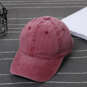 Casquettes de baseball souples de taille 58 cm, casquette de papa, casquette en coton lavé vierge, casquette de papa à 6 panneaux - Product Image 6