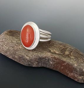 925 argent Sterling longue forme ovale lunette réglage incrustation bague à la main pierre précieuse naturelle mariage anniversaire cadeau classique Designer - Product Image 6