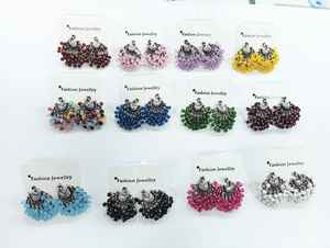 Top Fashion Vintage Goutte D'eau Cloche Boucles D'oreilles Indien Kundan Style Traditionnel Plaqué Or Alliage Femmes Boucles D'oreilles Ensemble - Product Image 2