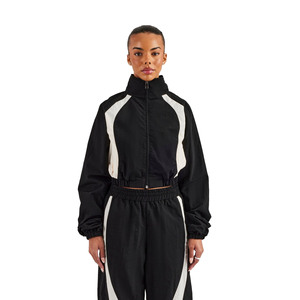 Conjunto Deportivo de 2 Piezas para Mujer, Estilo Deportivo, Chaqueta Cortavientos con Capucha, Chándal Estampado de Alta Calidad, Secado Rápido, Transpirable, Cortavientos para Correr - Product Image 4