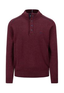 Pull d'hiver personnalisé pour homme - Anti-froissement et anti-boulochage 50% coton 50% acrylique Motif uni Col Troyer - Product Image 5