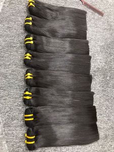 Promoción Paquete de muestra Alta calidad 12A 100% Virgen Máquina de cabello humano Doble trama Hueso Extensiones de cabello liso Todo el cabello - Product Image 6