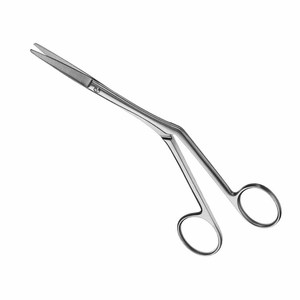 Ciseaux nasaux manuels de 18 cm, lame coudée allemande en acier inoxydable, ciseaux de chirurgie nasale Super Cut, vente en gros - Product Image 1